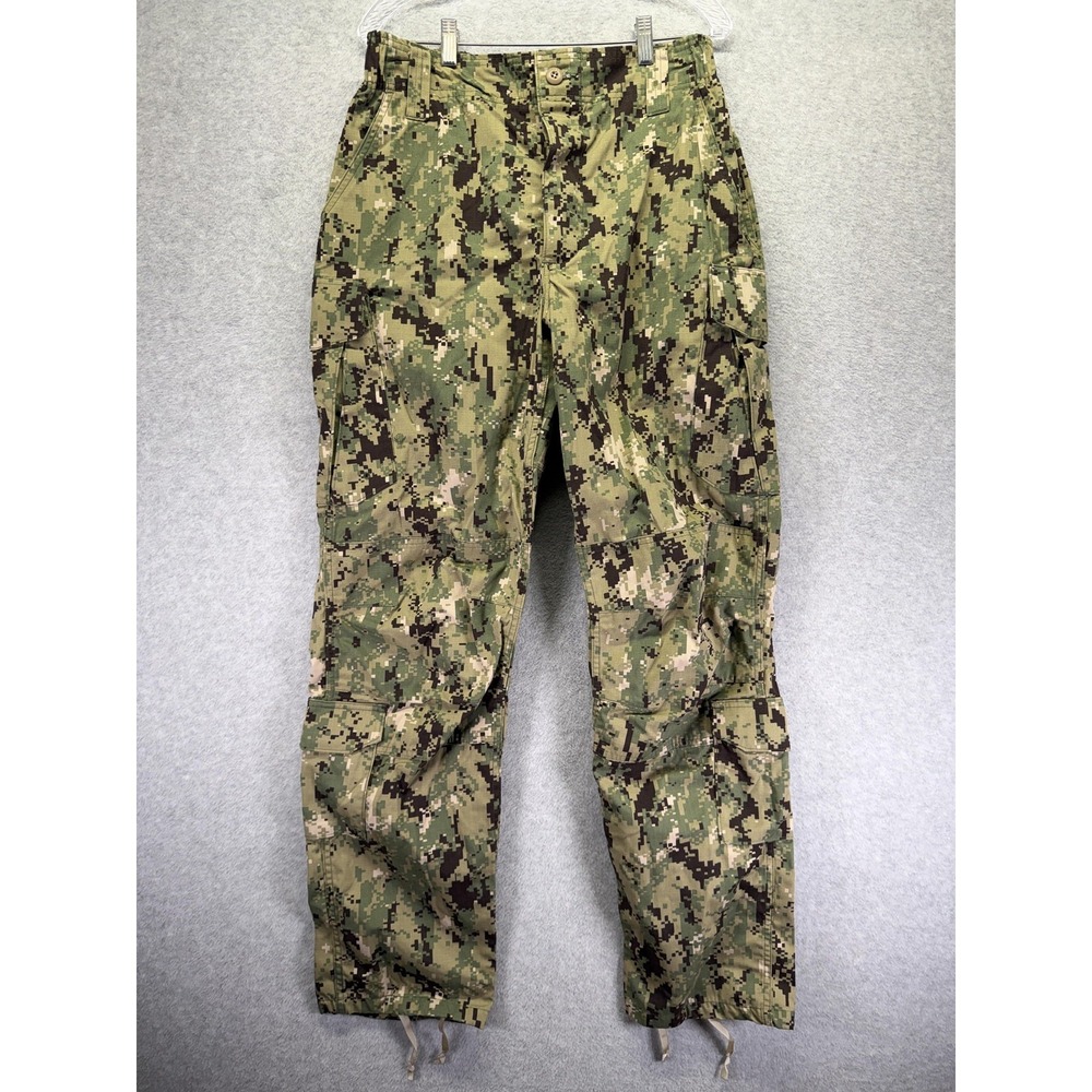 US Navy Type III Pants Mens 31x34 Green Digital Camo Cargo Military Working